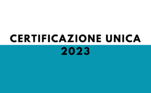 Certificazione Unica 2023