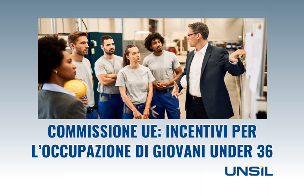 Commissione UE: incentivi per l’occupazione di giovani under 36