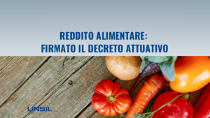 Reddito alimentare: firmato il decreto attuativo