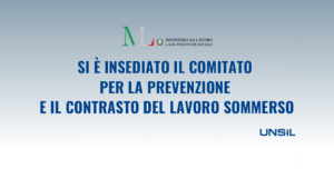 Comitato per la prevenzione e il contrasto del lavoro sommerso