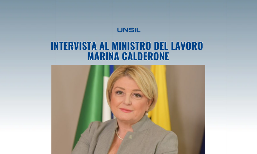 Intervista al Ministro del Lavoro Marina Calderone