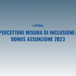Percettori misura di inclusione: bonus assunzione 2023